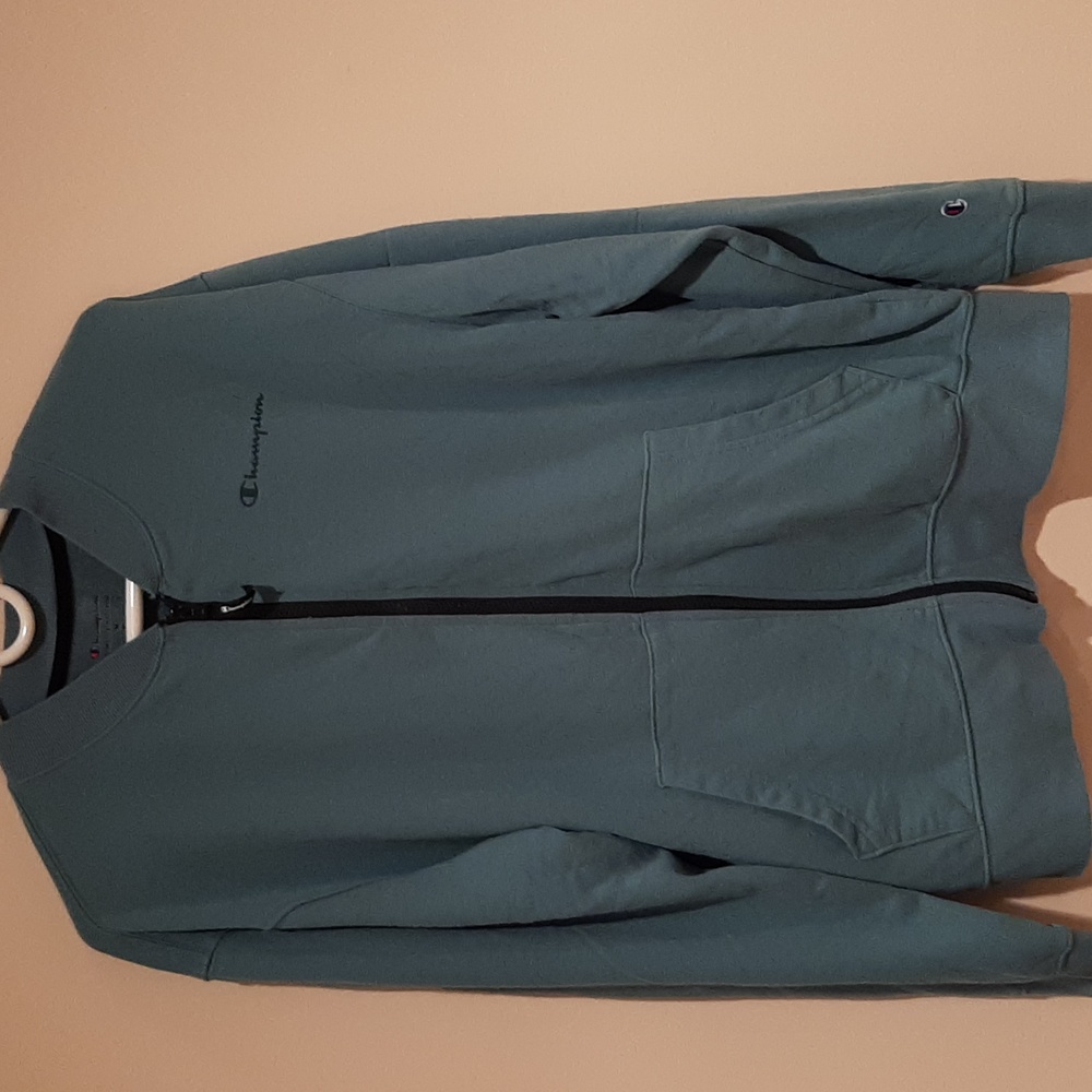 Champion Zipper Sweatshirt Size Med